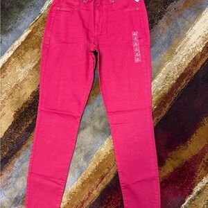 Maurices Red Jeggings